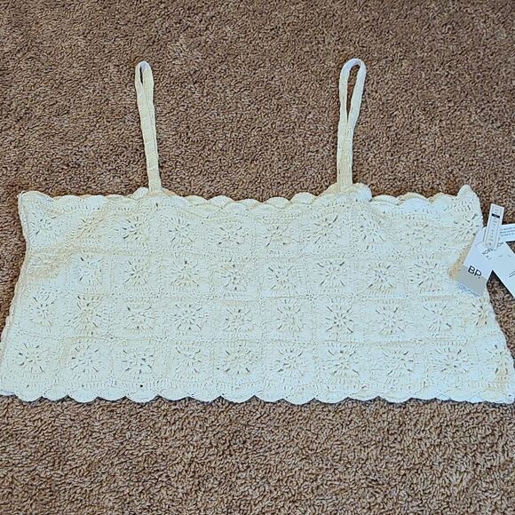 Bp Ivory knit cropped top - Picture 1 of 4